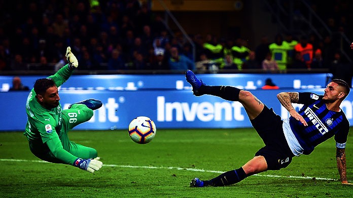 donnarumma icardi derby inter milan ottobre 2018