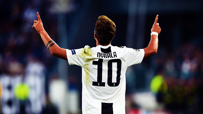 dybala esultanza ottobre 2018