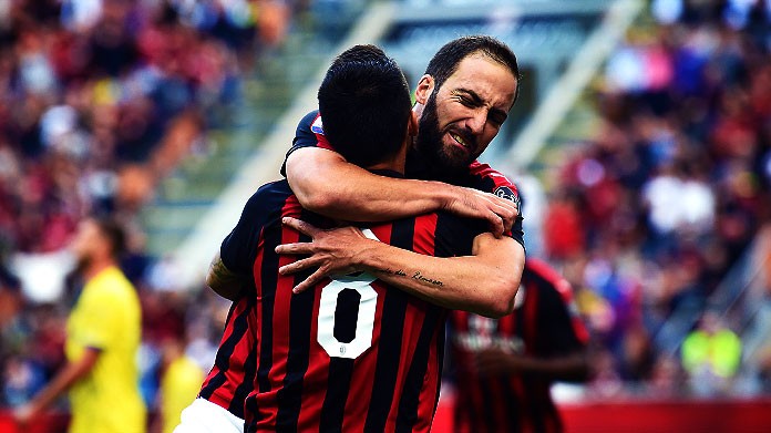 higuain suso esultanza milan ottobre 2018