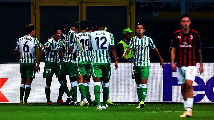 milan betis esultanza ottobre 2018