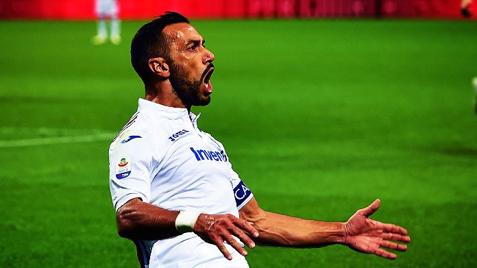 quagliarella esultanza sampdoria ottobre 2018
