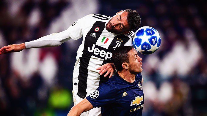 barzagli matic juventus manchester united novembre 2018