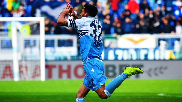 cataldi esultanza bis lazio novembre 2018