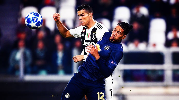 cristiano ronaldo smalling juventus manchester united novembre 2018