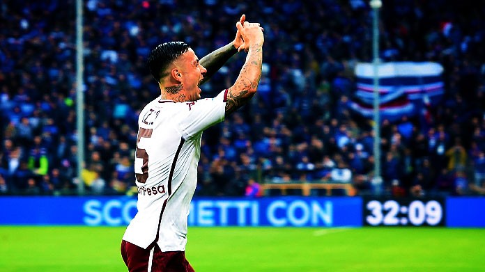 izzo esultanza tris torino novembre 2018