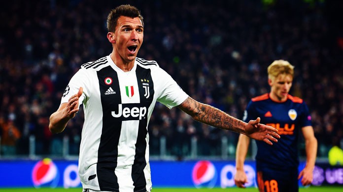 mandzukic esultanza juventus valencia novembre 2018