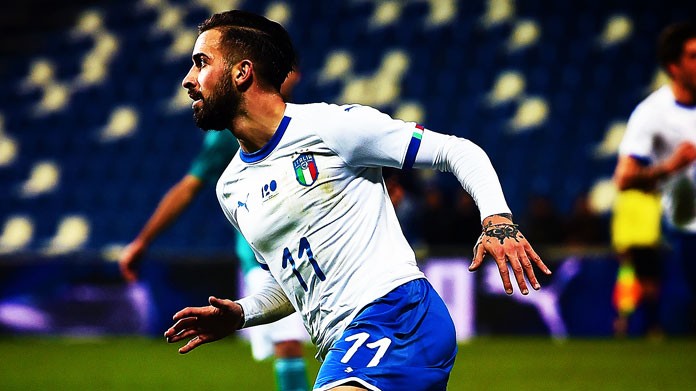 parigini esultanza italia under 21 novembre 2018