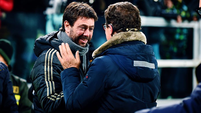 agnelli capello juventus dicembre 2018