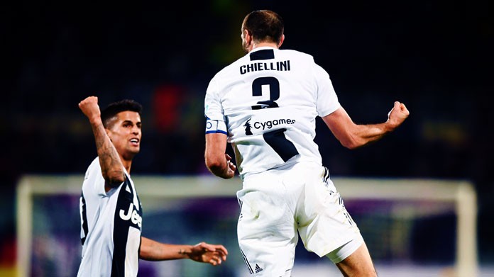 chiellini esultanza juventus dicembre 2018