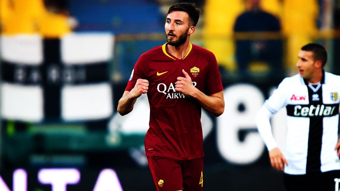 cristante esultanza parma roma dicembre 2018