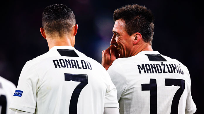 cristiano ronaldo mandzukic juventus novembre 2018