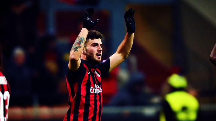 Cutrone esultanza milan novembre