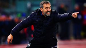 Giampaolo rilancia: «Gara da vincere, ok Andersen e Gabbiadini»