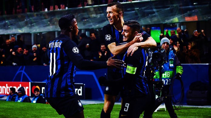 keita perisic icardi esultanza inter dicembre 2018