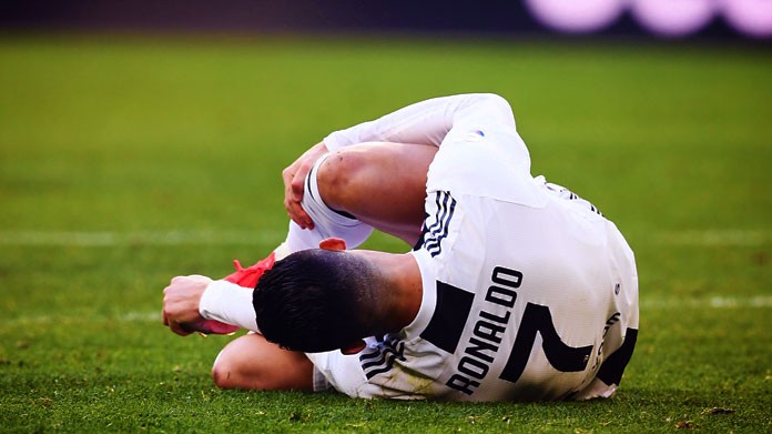 cristiano ronaldo infortunio juventus dicembre 2018