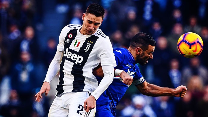 de sciglio quagliarella juventus sampdoria dicembre 2018