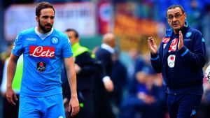 Sarri su Higuain: «Speriamo di rigenerarlo a suon di gol. È sempre uno dei più forti al mondo»