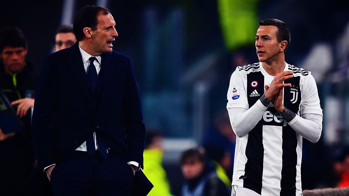 allegri bernardeschi juventus