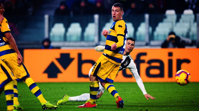 cristiano ronaldo gol juventus parma febbraio 2019