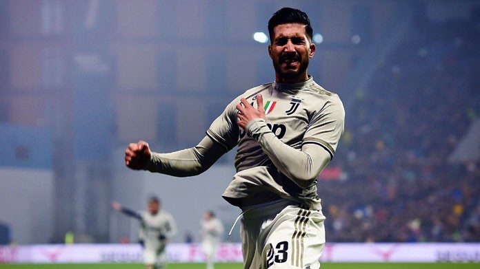 emre can esultanza bis juventus febbraio 2019