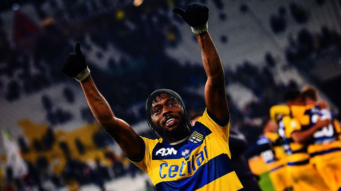 gervinho esultanza bis parma febbraio 2019