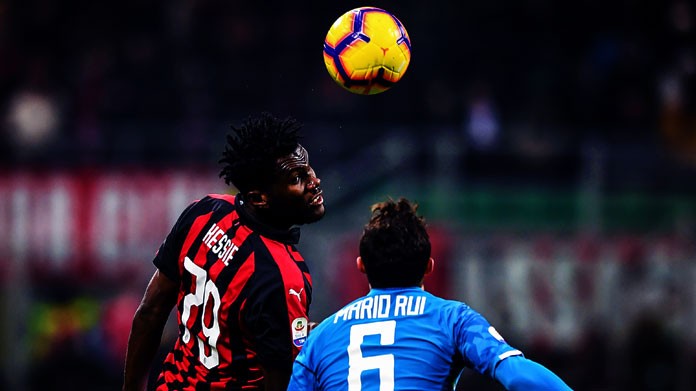 kessie mario rui milan napoli gennaio 2019