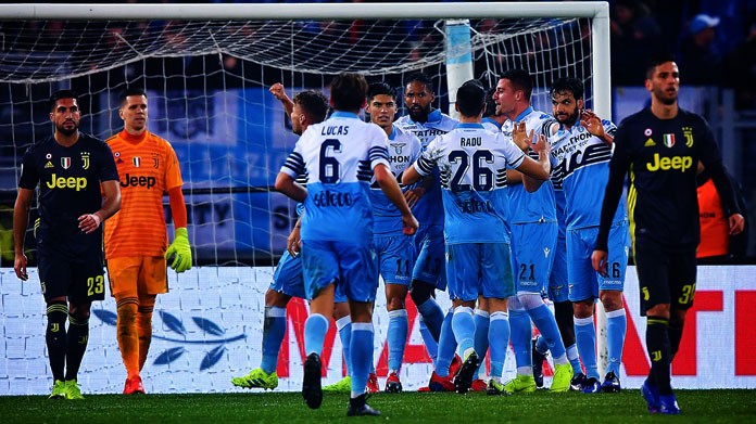 lazio juventus esultanza gennaio 2019