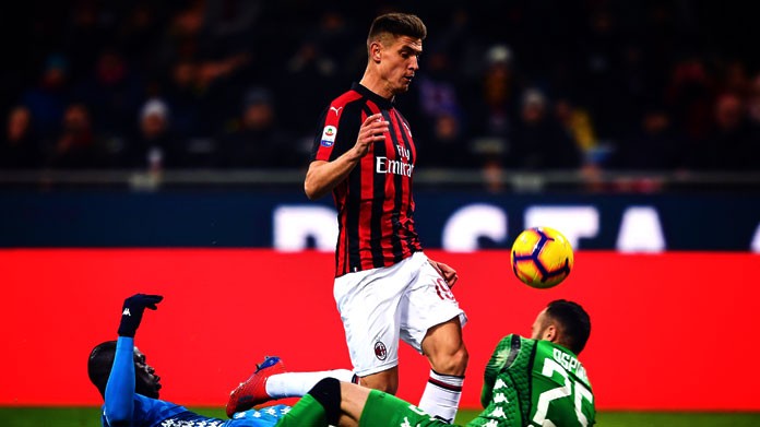 piatek milan napoli gennaio 2019