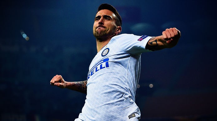 vecino esultanza inter febbraio 2019