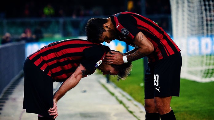 biglia paqueta esultanza milan marzo 2019