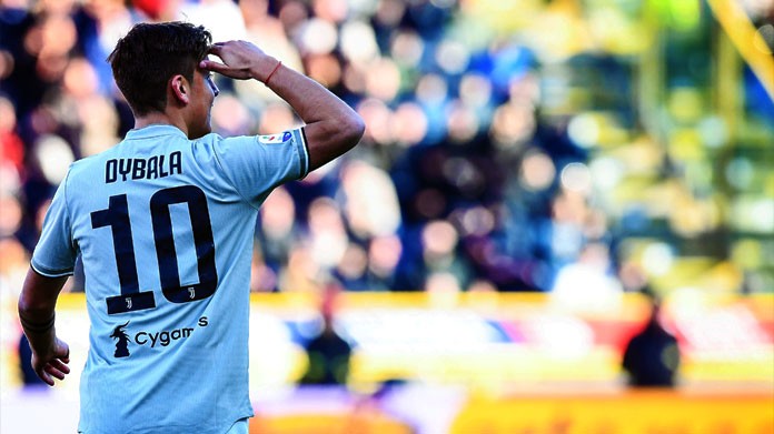 dybala esultanza juventus febbraio 2019