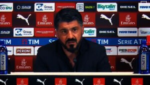 Milan, Gattuso: «Non porto rancore con nessuno. Biglia convocato ma non a disposizione. Piatek? Nessun problema»