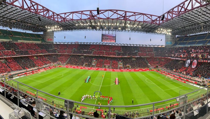 milan sassuolo coreografia