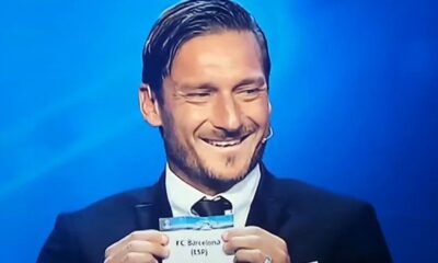 totti sorteggio champions 2018