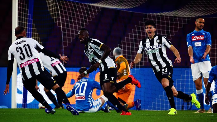 fofana esultanza napoli udinese marzo 2019