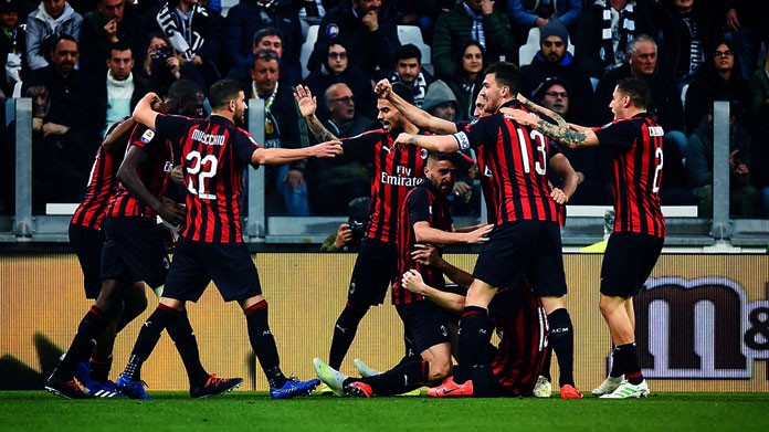 milan esultanza aprile 2019