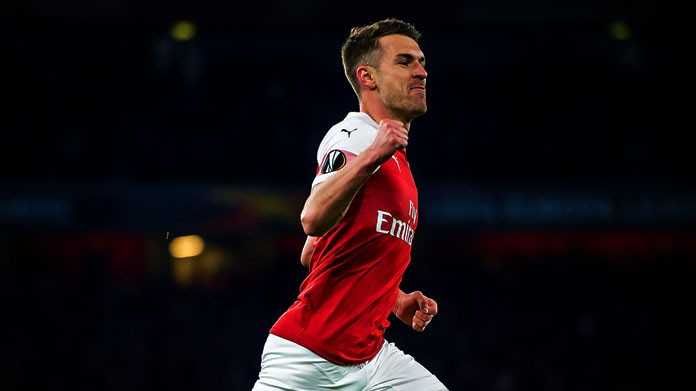 ramsey esultanza arsenal aprile 2019