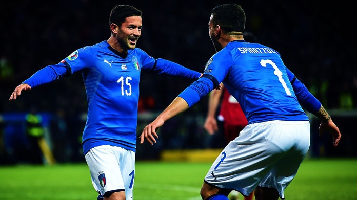 sensi spinazzola esultanza italia marzo 2019