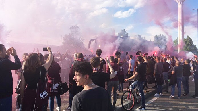 torino tifosi ritiro