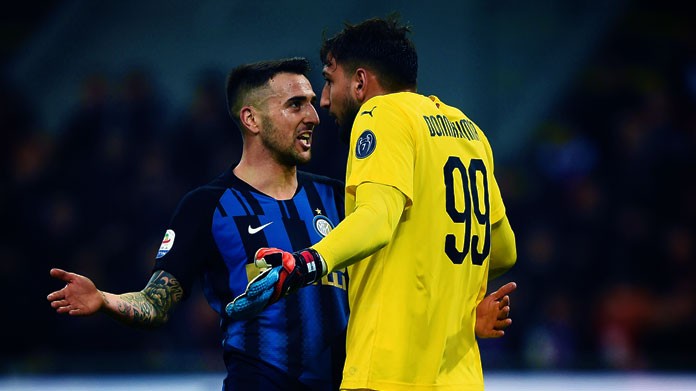 vecino donnarumma milan inter derby marzo 2019