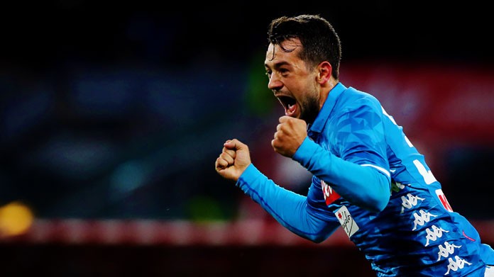 younes esultanza napoli marzo 2019