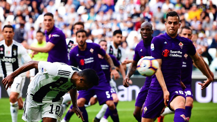 alex sandro gol juventus fiorentina aprile 2019
