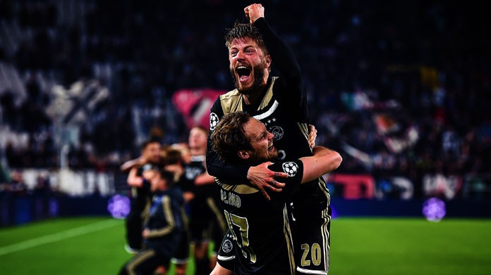 blind schone esultanza ajax aprile 2019