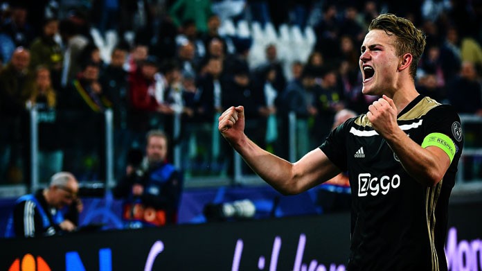 de ligt esultanza ajax aprile 2019