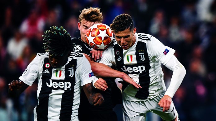 kean van de beek cristiano ronaldo juventus ajax aprile 2019