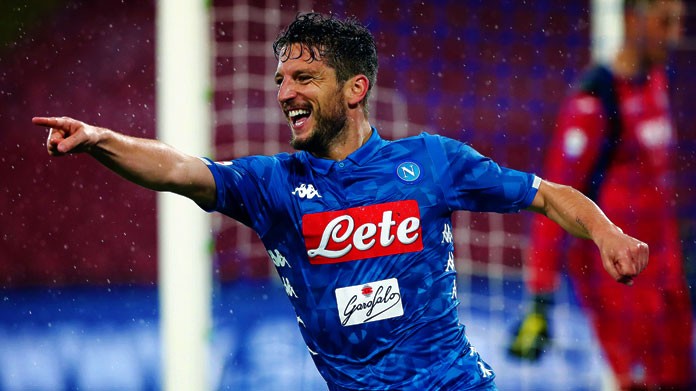 mertens esultanza napoli aprile 2019