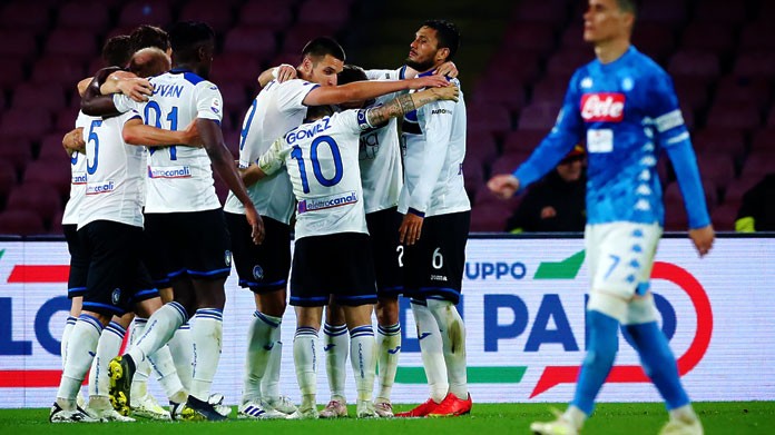 napoli atalanta esultanza aprile 2019