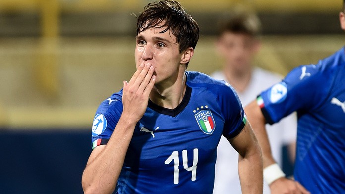 Italia Under 21, gol magico di Chiesa: parità ristabilita - VIDEO