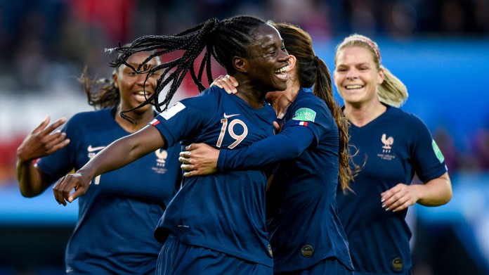esultanza francia mondiali femminili 2019