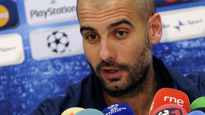 guardiola panchina allenatore conferenza stampa
